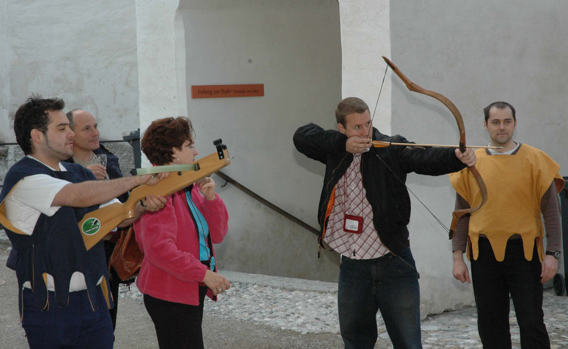 castle hall, knights dinner, Salzburg, fortress Hohensalzburg